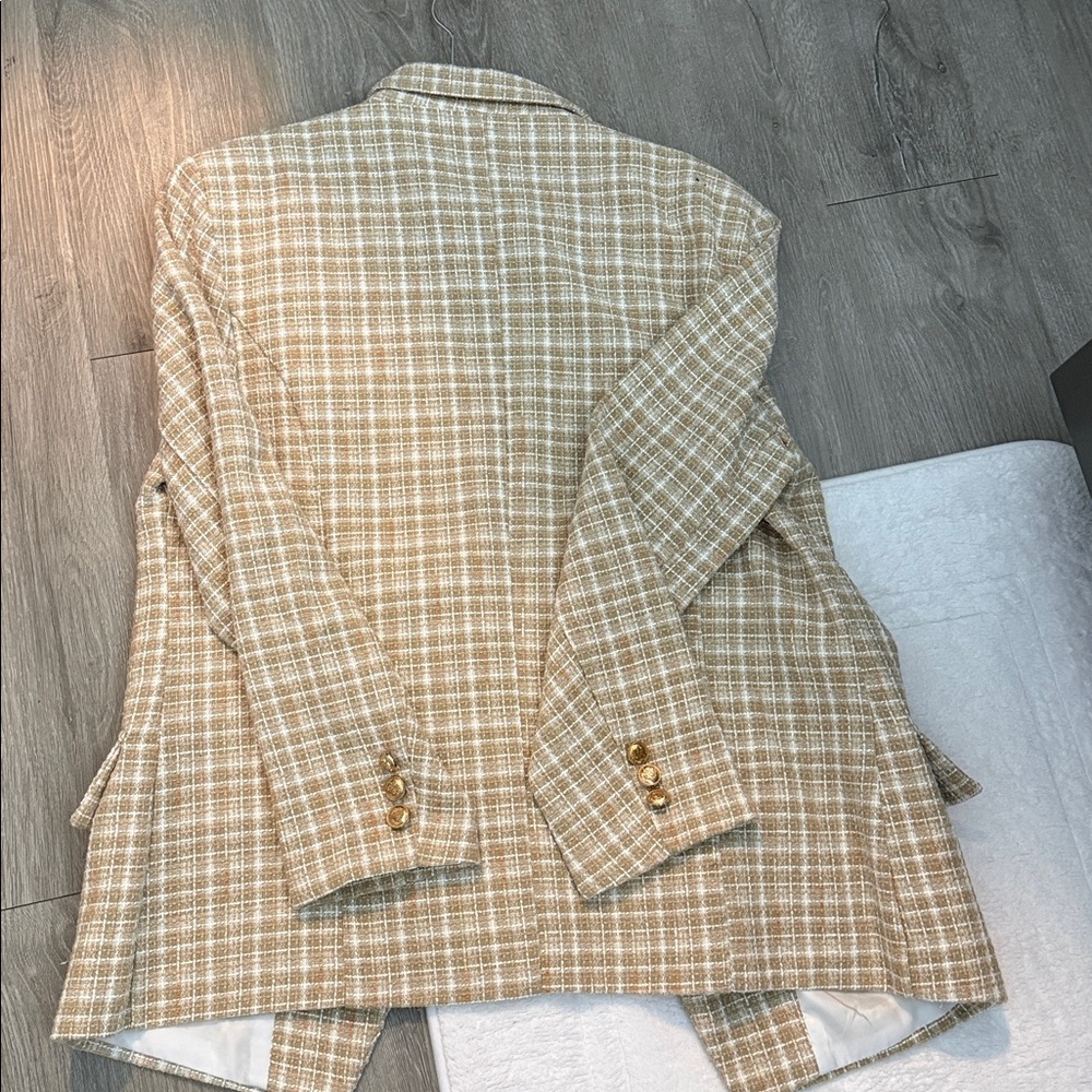 Attitude Unknown Women’s Blazer, Size XL NEW With Tags (Tan) - Picture 9 of 10